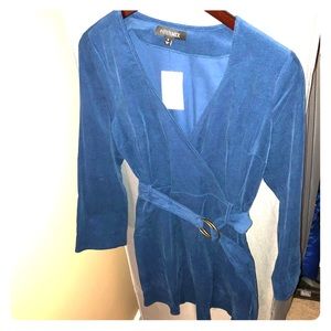 Intermix mini wrap dress.